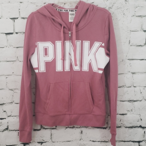 PINK Victoria's Secret Jackets & Blazers - Pink VS hoodie jacket